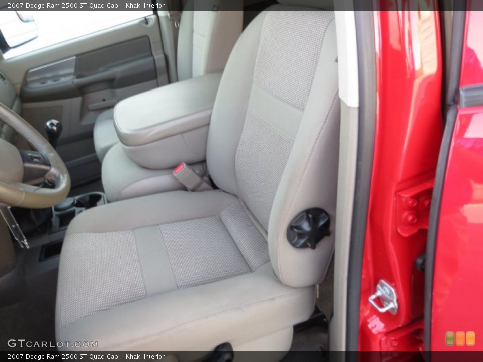 Khaki Interior Front Seat for the 2007 Dodge Ram 2500 ST Quad Cab #72399980