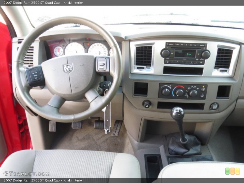 Khaki Interior Dashboard for the 2007 Dodge Ram 2500 ST Quad Cab #72400026