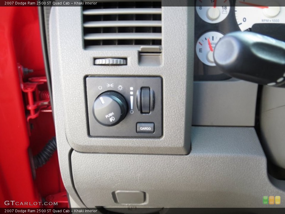 Khaki Interior Controls for the 2007 Dodge Ram 2500 ST Quad Cab #72400190