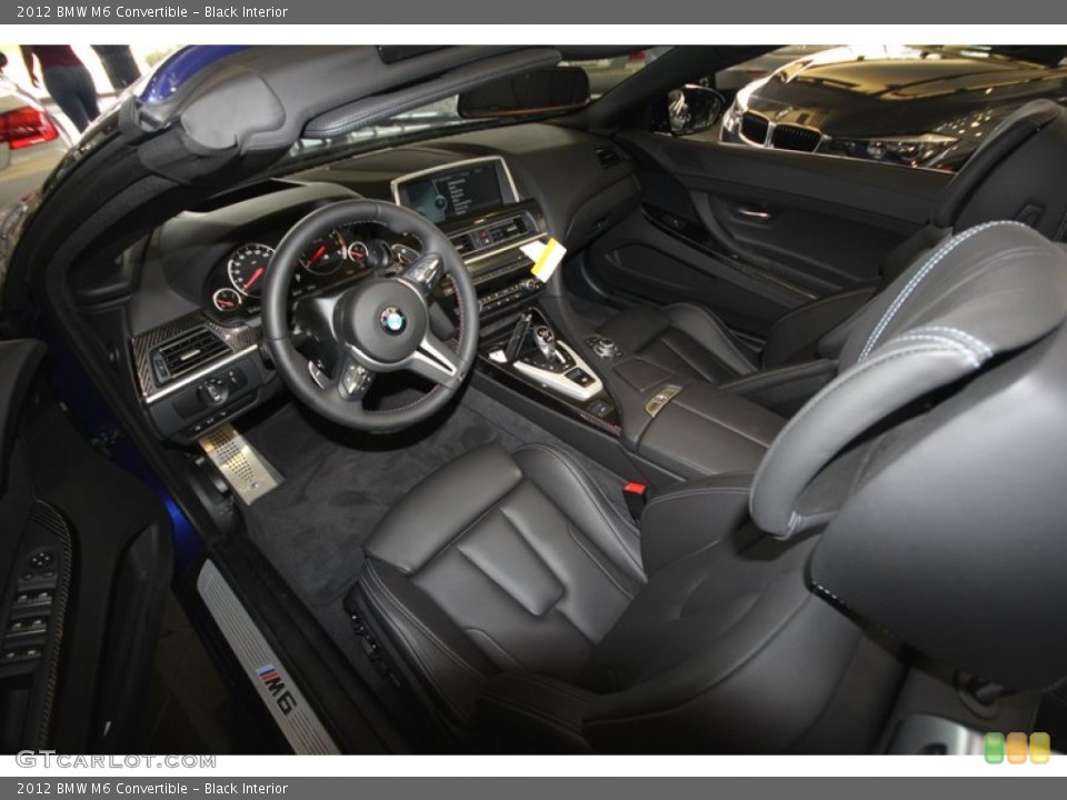 Black Interior Photo for the 2012 BMW M6 Convertible #72401291