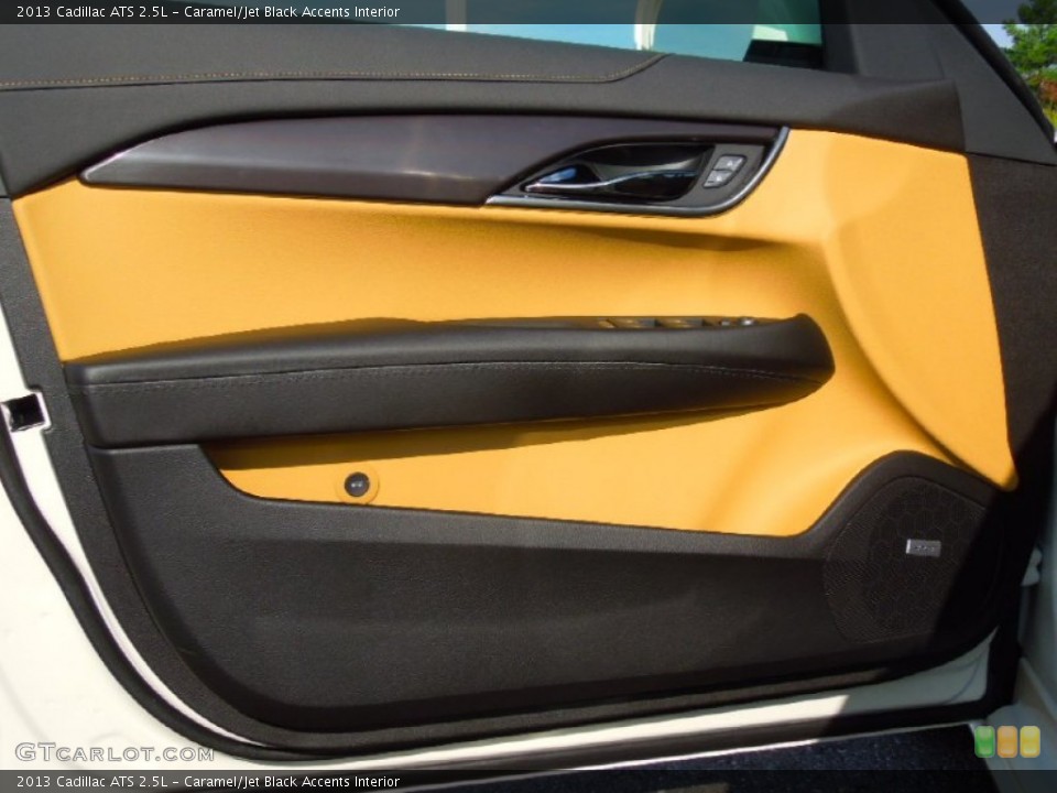Caramel/Jet Black Accents Interior Door Panel for the 2013 Cadillac ATS 2.5L #72402194