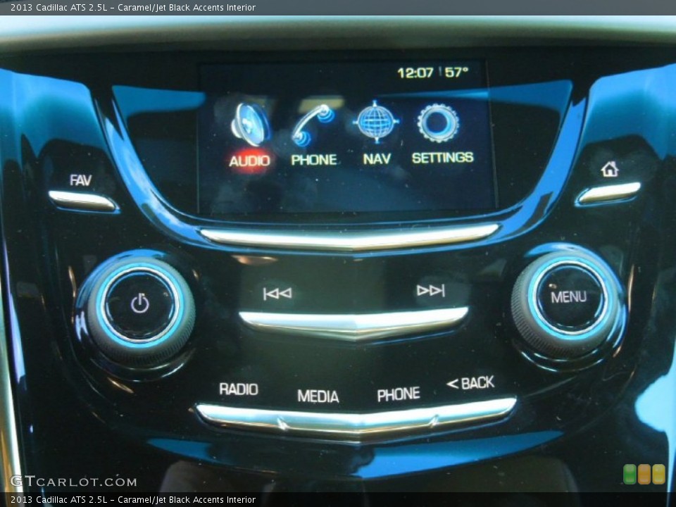 Caramel/Jet Black Accents Interior Audio System for the 2013 Cadillac ATS 2.5L #72402299