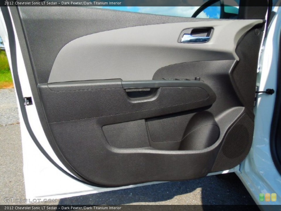 Dark Pewter/Dark Titanium Interior Door Panel for the 2012 Chevrolet Sonic LT Sedan #72402875