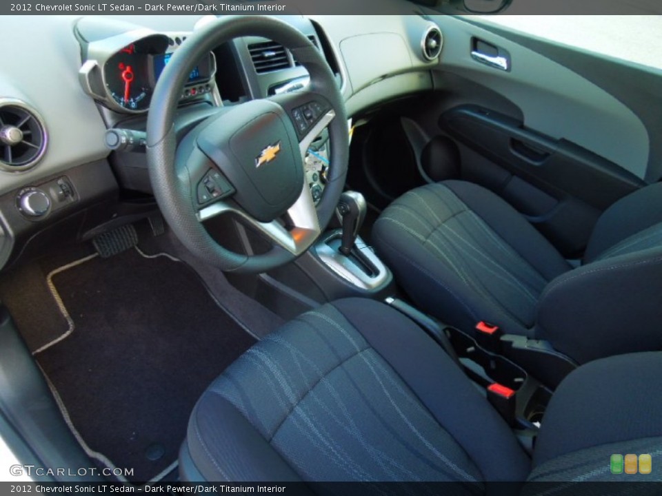 Dark Pewter/Dark Titanium Interior Prime Interior for the 2012 Chevrolet Sonic LT Sedan #72403262