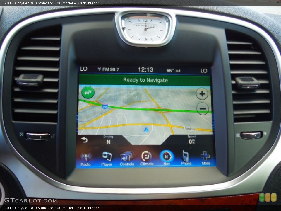Black Interior Navigation for the 2013 Chrysler 300  #72405826