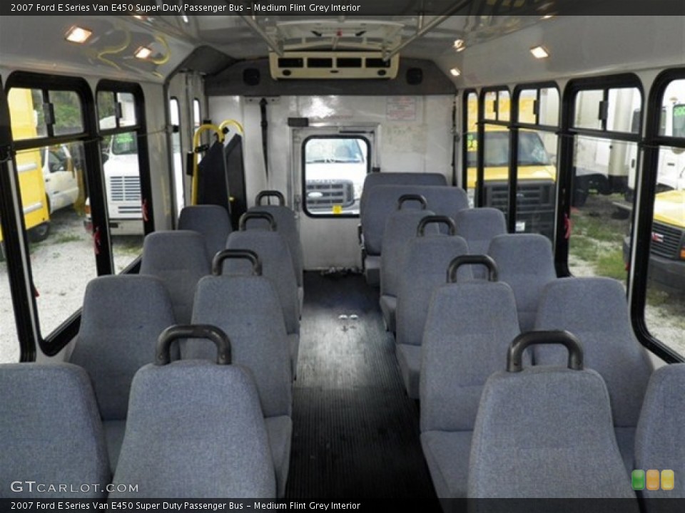 Medium Flint Grey Interior Photo for the 2007 Ford E Series Van E450 Super Duty Passenger Bus #72406316