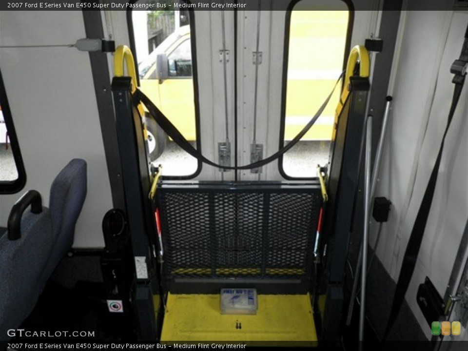 Medium Flint Grey Interior Door Panel for the 2007 Ford E Series Van E450 Super Duty Passenger Bus #72406428
