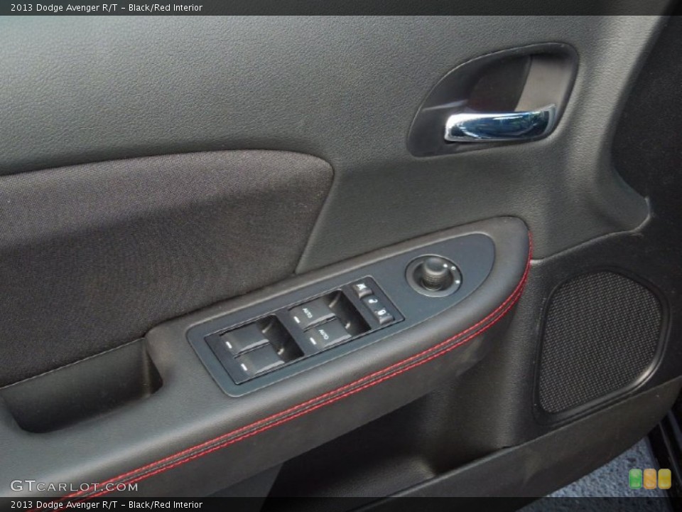 Black/Red Interior Controls for the 2013 Dodge Avenger R/T #72406505