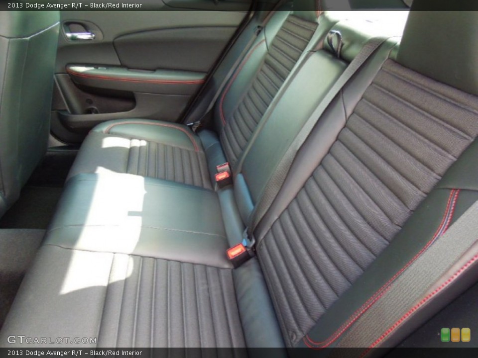 Black/Red Interior Photo for the 2013 Dodge Avenger R/T #72406690