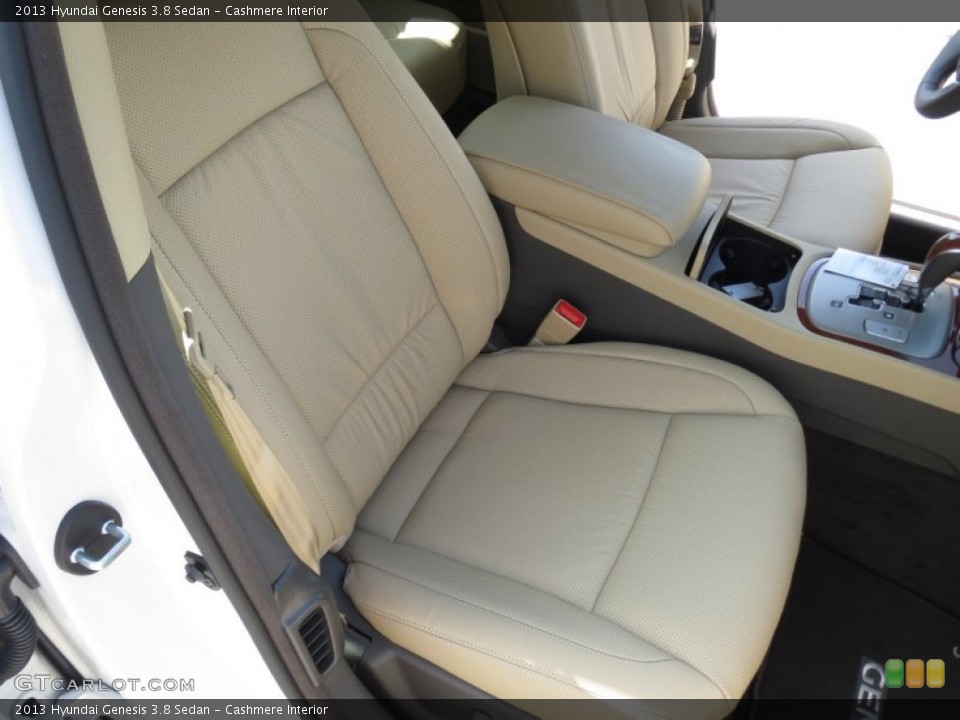 Cashmere Interior Front Seat for the 2013 Hyundai Genesis 3.8 Sedan #72408137