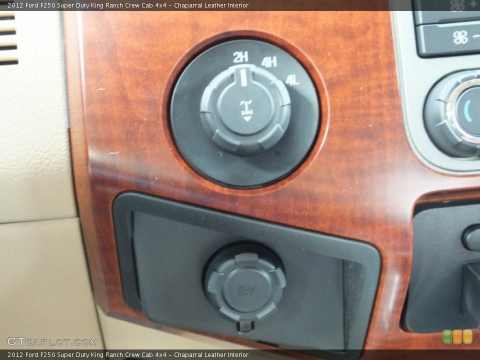 Chaparral Leather Interior Controls for the 2012 Ford F250 Super Duty King Ranch Crew Cab 4x4 #72408806