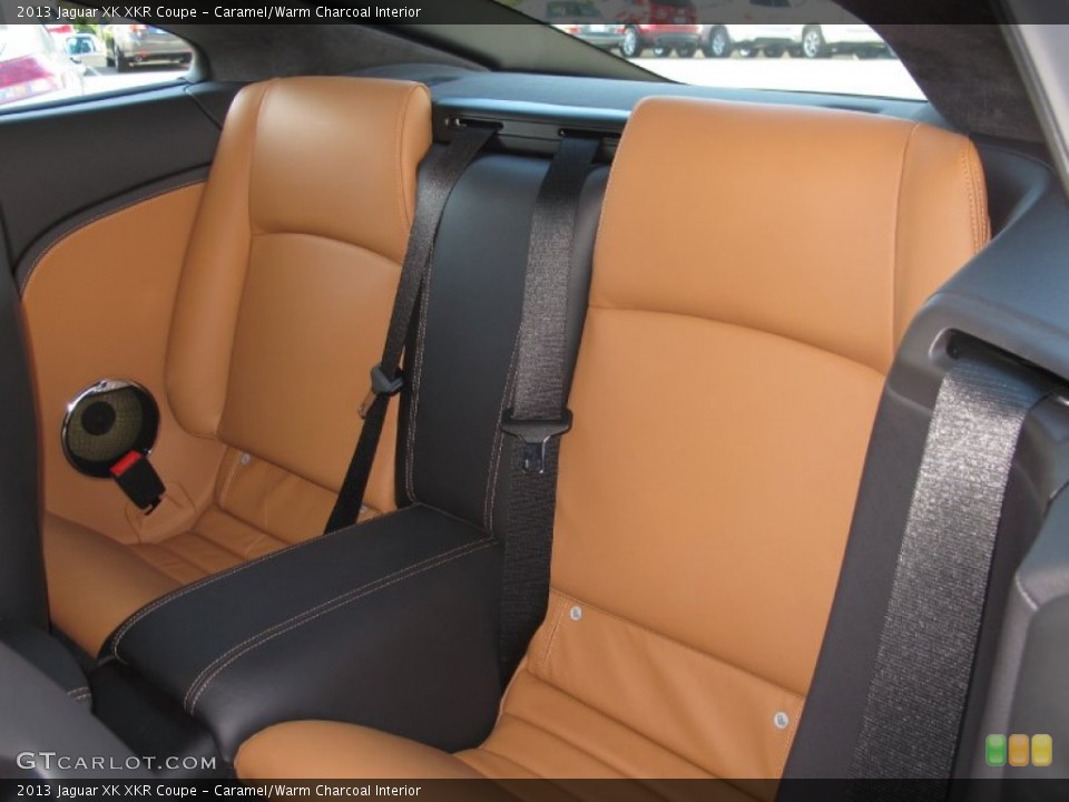 Caramel/Warm Charcoal Interior Rear Seat for the 2013 Jaguar XK XKR Coupe #72410951