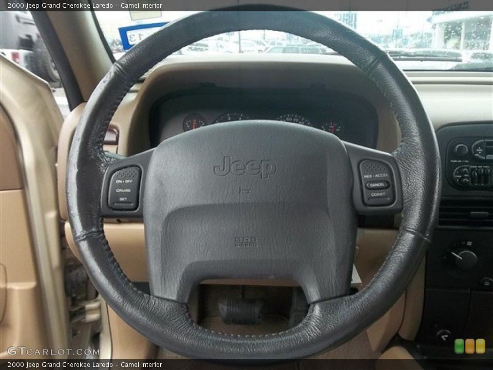 Camel Interior Steering Wheel for the 2000 Jeep Grand Cherokee Laredo #72414546