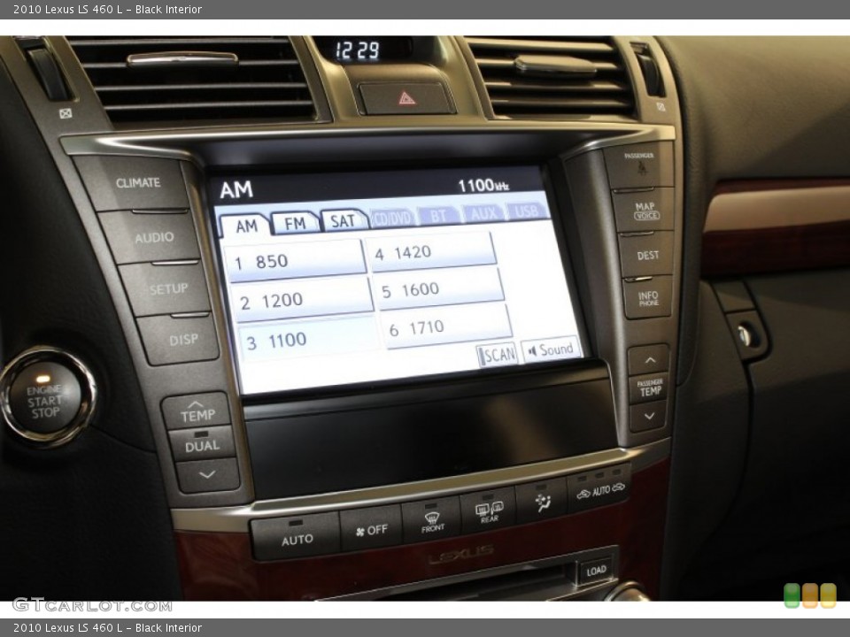 Black Interior Controls for the 2010 Lexus LS 460 L #72416601