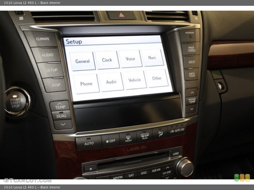 Black Interior Controls for the 2010 Lexus LS 460 L #72416675
