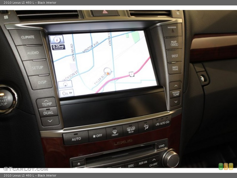 Black Interior Navigation for the 2010 Lexus LS 460 L #72416780