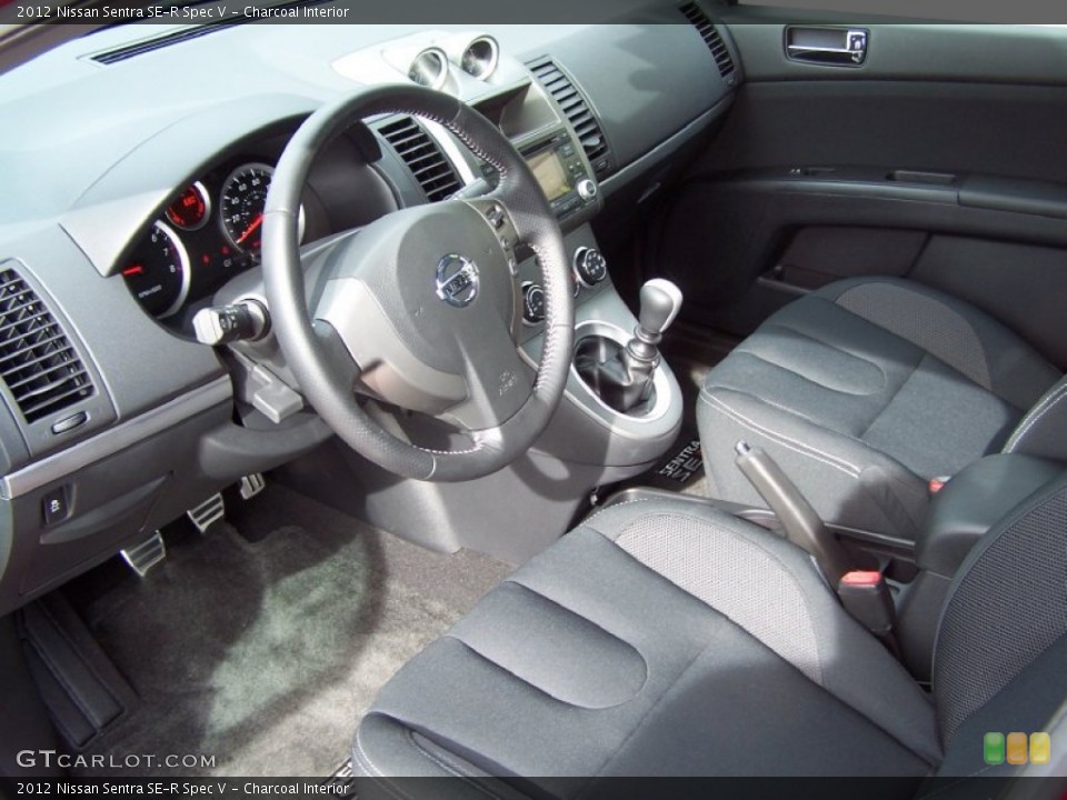 Charcoal Interior Photo for the 2012 Nissan Sentra SE-R Spec V #72416930