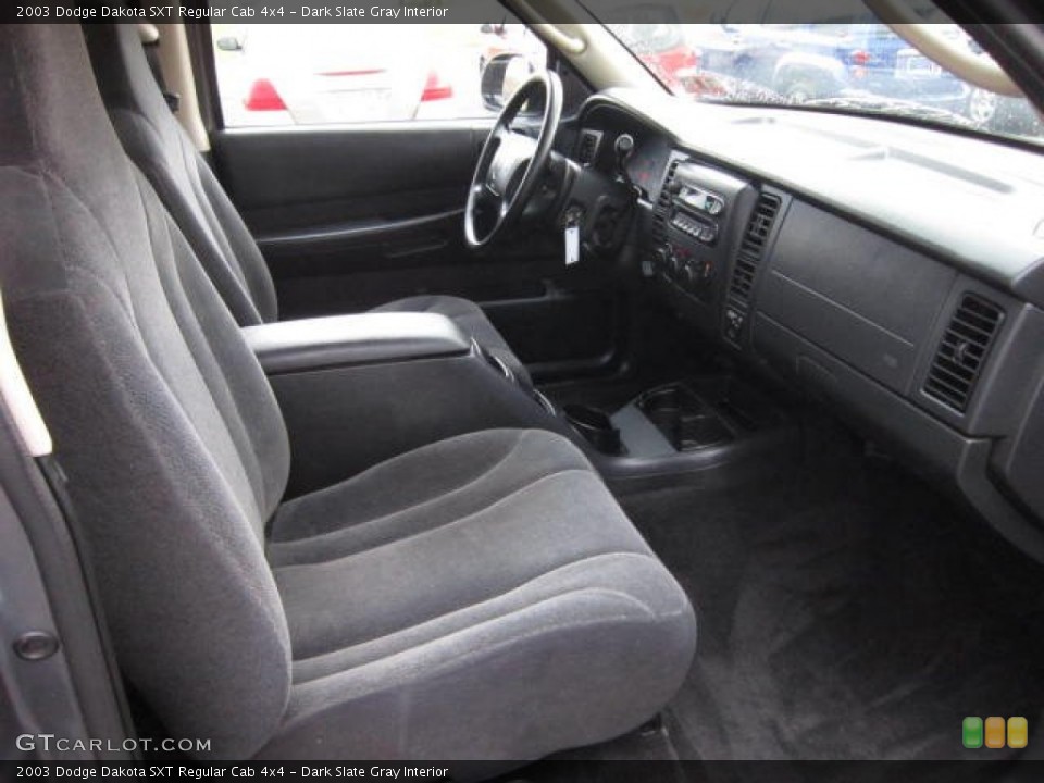 Dark Slate Gray Interior Photo for the 2003 Dodge Dakota SXT Regular Cab 4x4 #72417869