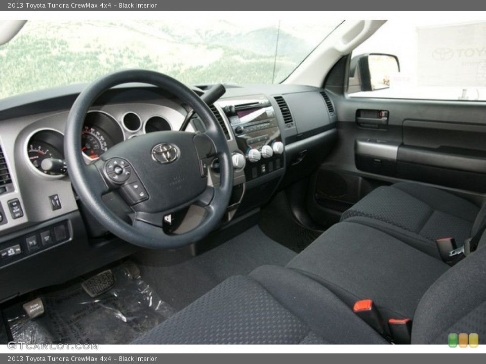 Black Interior Prime Interior for the 2013 Toyota Tundra CrewMax 4x4 #72419903