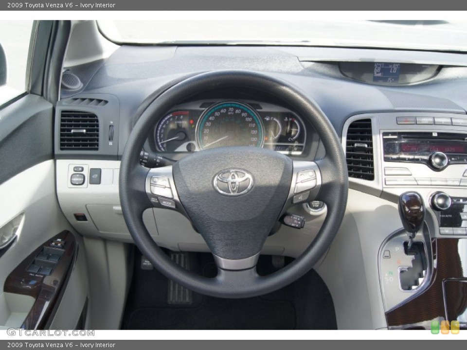 Ivory Interior Steering Wheel for the 2009 Toyota Venza V6 #72419915