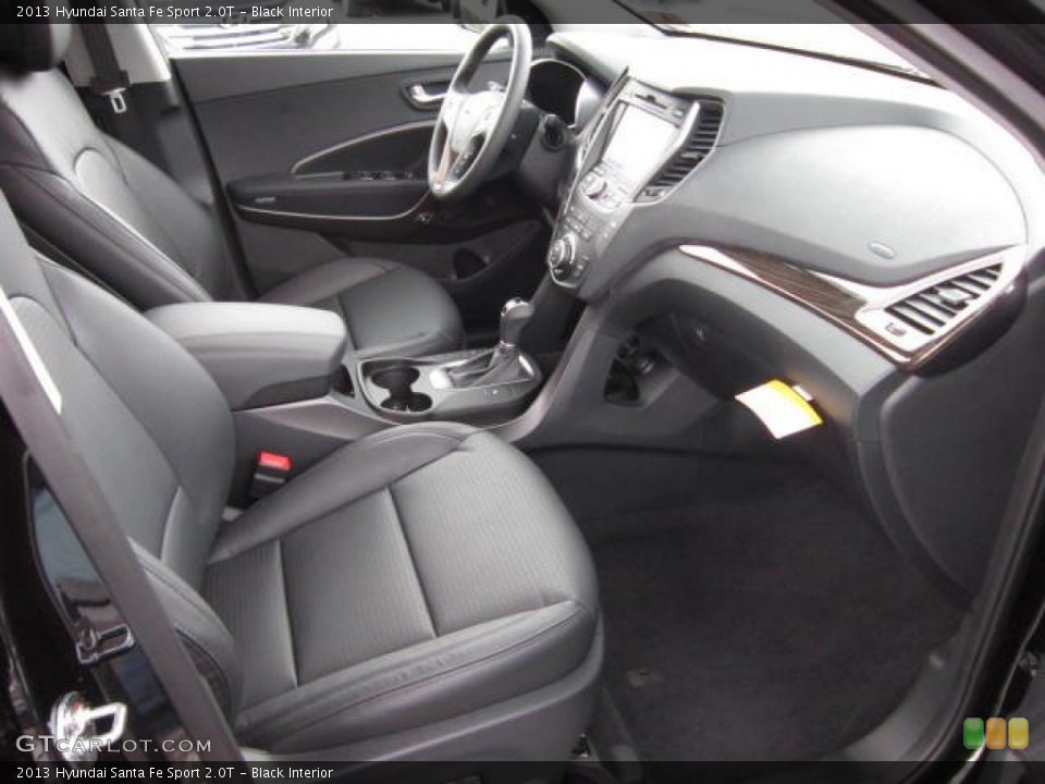 Black Interior Photo for the 2013 Hyundai Santa Fe Sport 2.0T #72419999
