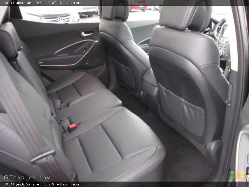 Black Interior Photo for the 2013 Hyundai Santa Fe Sport 2.0T #72420043