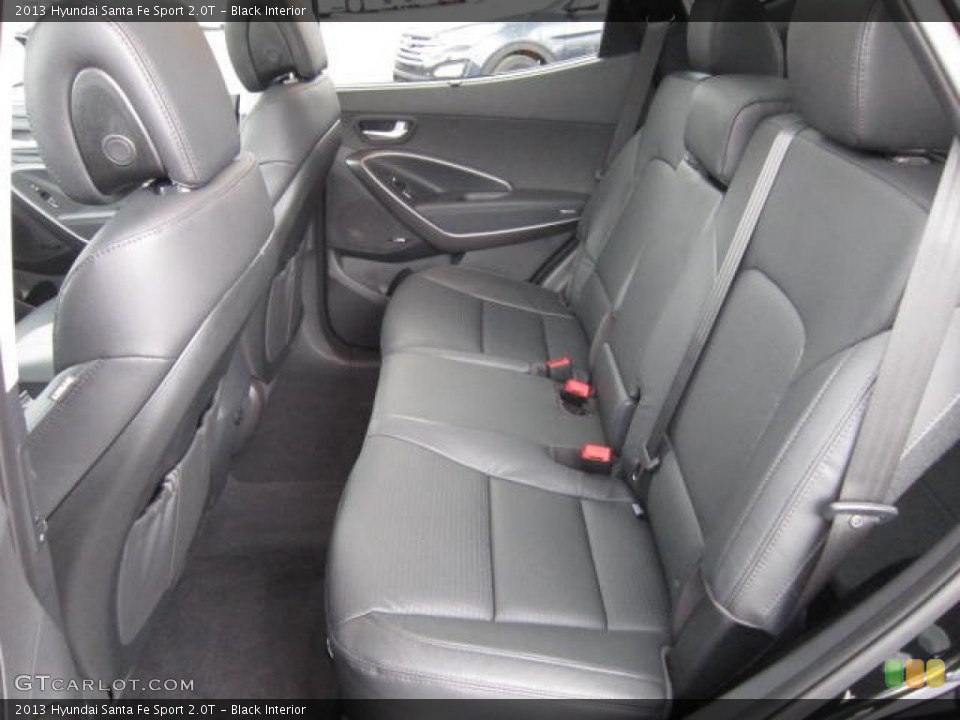 Black Interior Rear Seat for the 2013 Hyundai Santa Fe Sport 2.0T #72420089