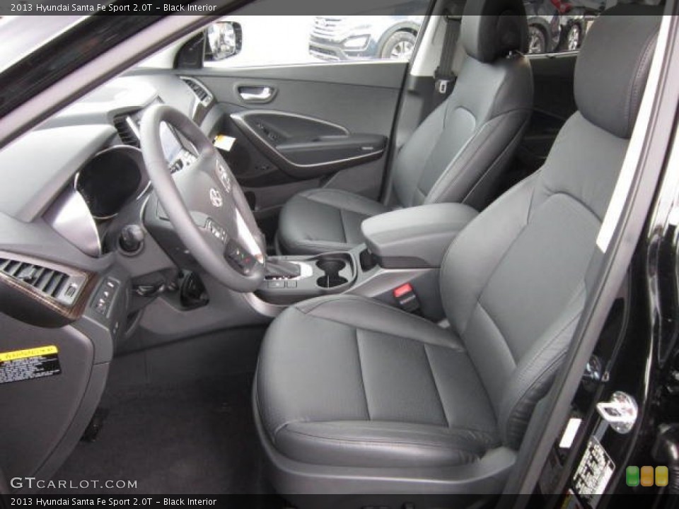 Black Interior Front Seat for the 2013 Hyundai Santa Fe Sport 2.0T #72420110