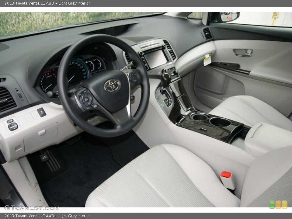 Light Gray 2013 Toyota Venza Interiors