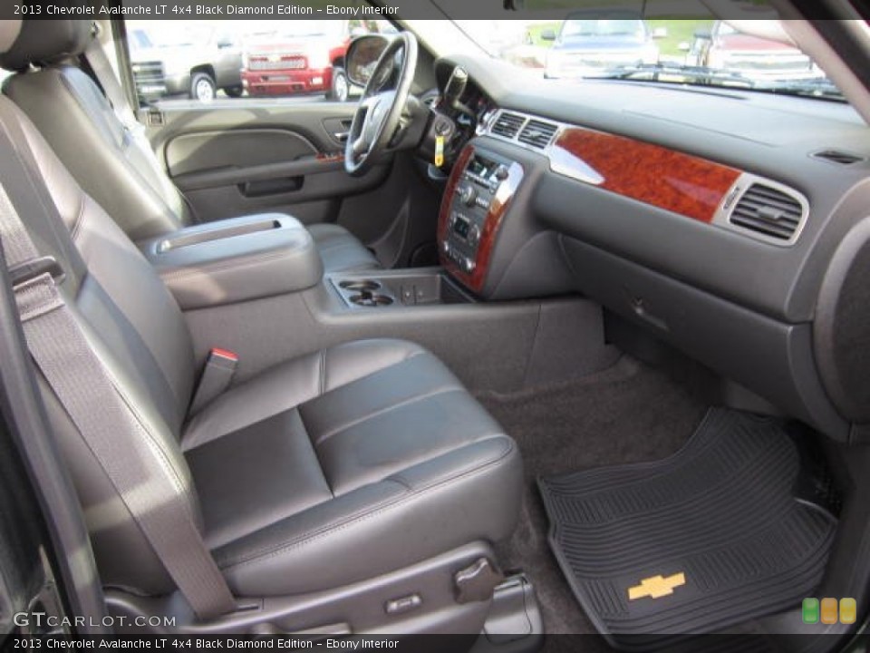 Ebony Interior Photo for the 2013 Chevrolet Avalanche LT 4x4 Black Diamond Edition #72422033