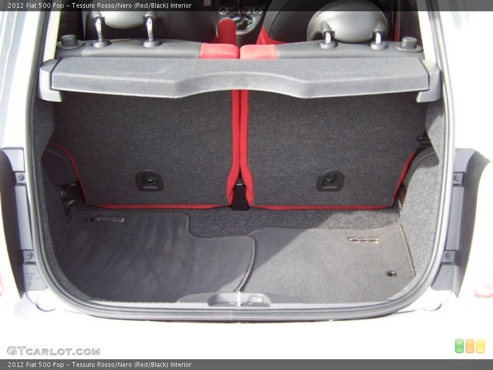 Tessuto Rosso/Nero (Red/Black) Interior Trunk for the 2012 Fiat 500 Pop #72422321