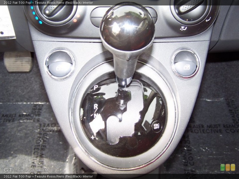 Tessuto Rosso/Nero (Red/Black) Interior Transmission for the 2012 Fiat 500 Pop #72422503