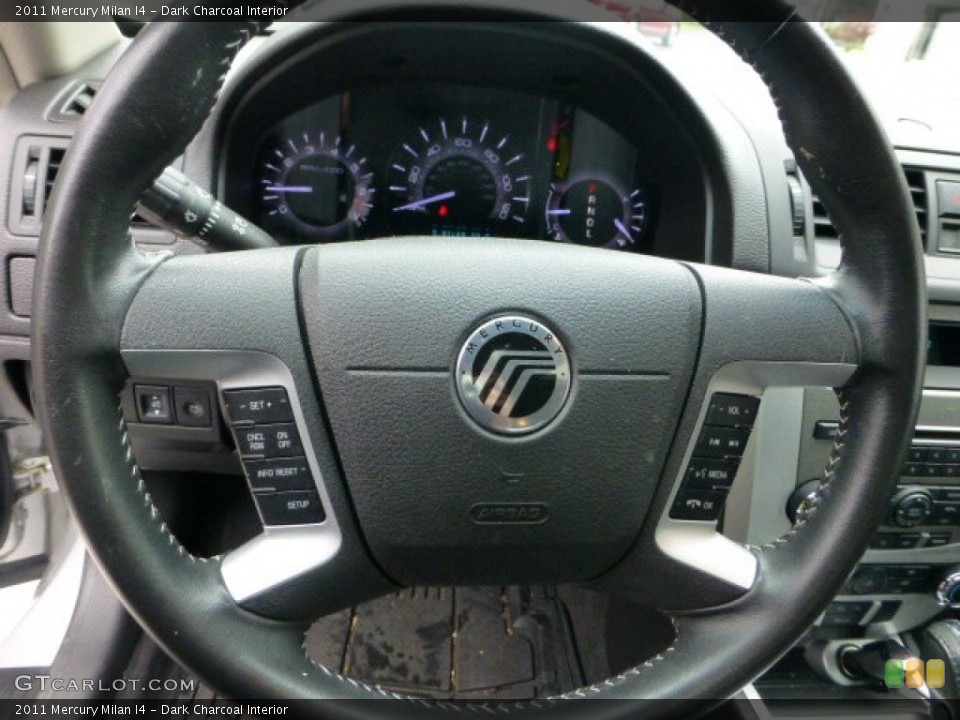 Dark Charcoal Interior Steering Wheel for the 2011 Mercury Milan I4 #72425342