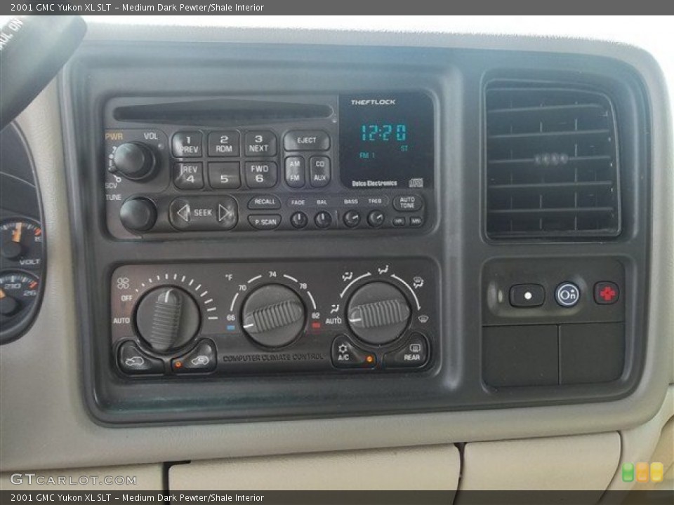 Medium Dark Pewter/Shale Interior Controls for the 2001 GMC Yukon XL SLT #72425909