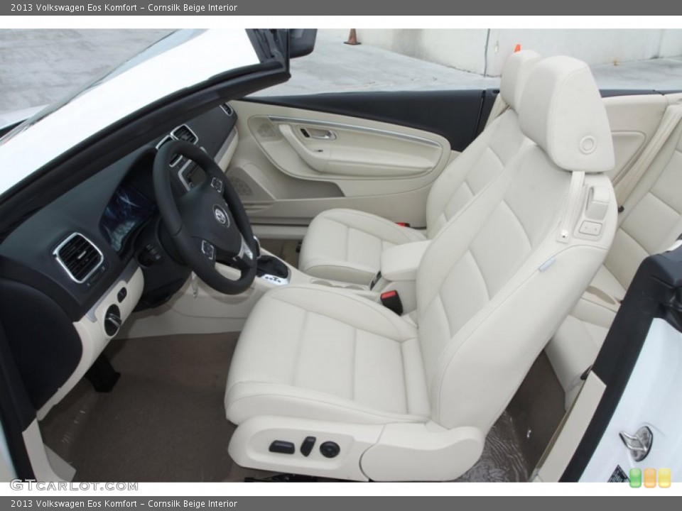 Cornsilk Beige Interior Front Seat for the 2013 Volkswagen Eos Komfort #72426482