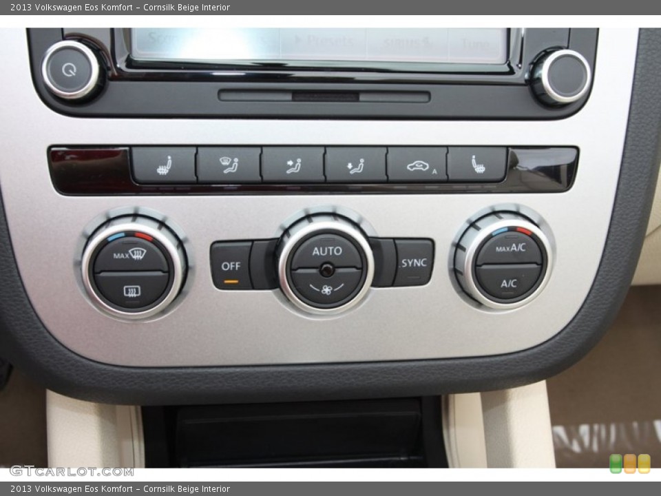 Cornsilk Beige Interior Controls for the 2013 Volkswagen Eos Komfort #72426612