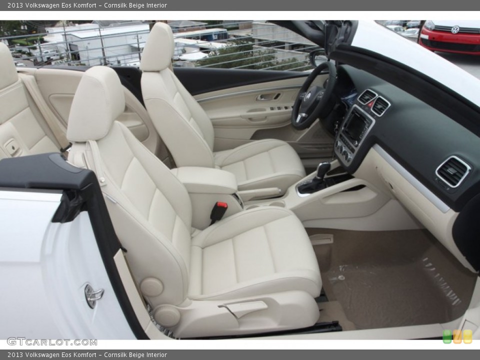 Cornsilk Beige Interior Front Seat for the 2013 Volkswagen Eos Komfort #72426720