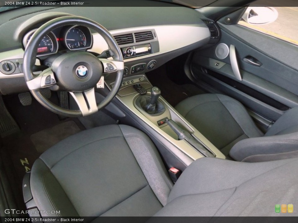 Black Interior Prime Interior for the 2004 BMW Z4 2.5i Roadster #72430137