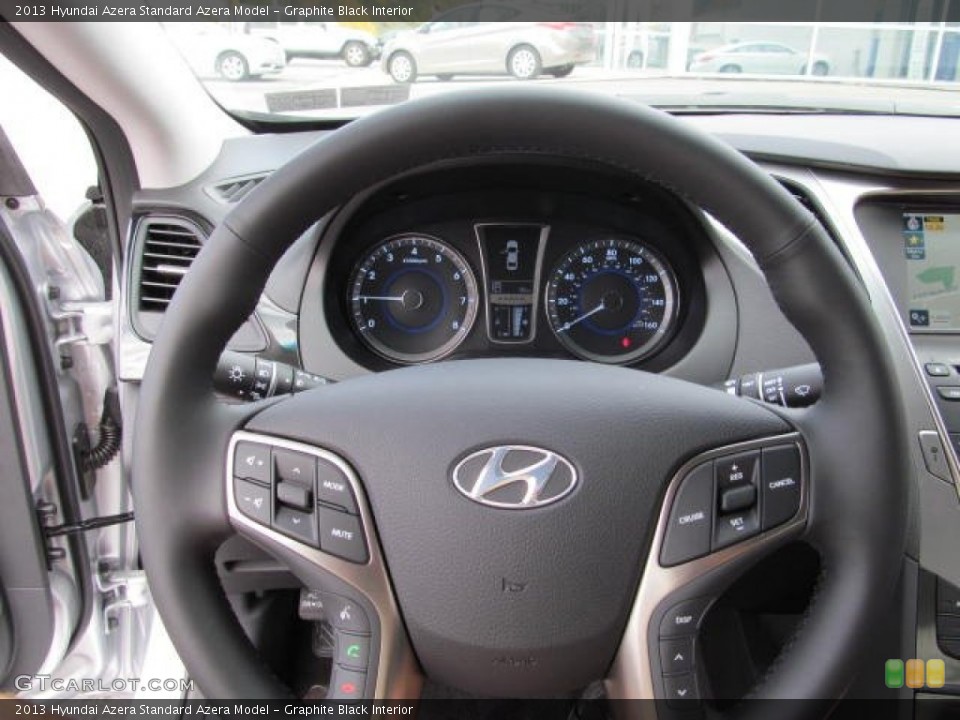 Graphite Black Interior Steering Wheel for the 2013 Hyundai Azera  #72430178