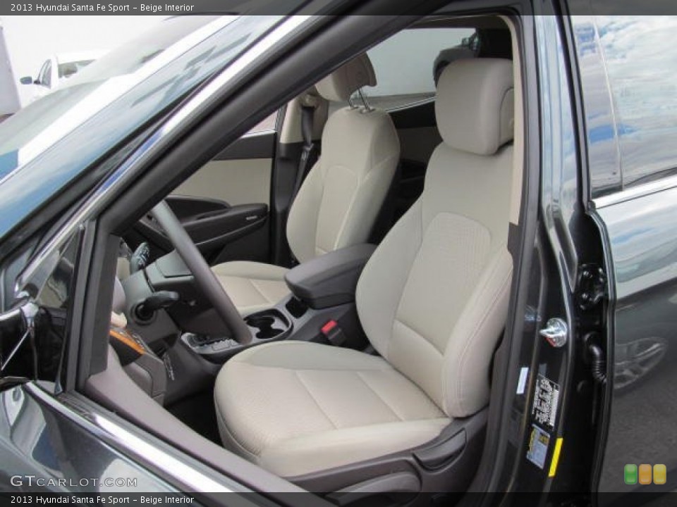 Beige Interior Front Seat for the 2013 Hyundai Santa Fe Sport #72430652