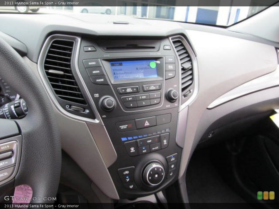 Gray Interior Controls for the 2013 Hyundai Santa Fe Sport #72430919