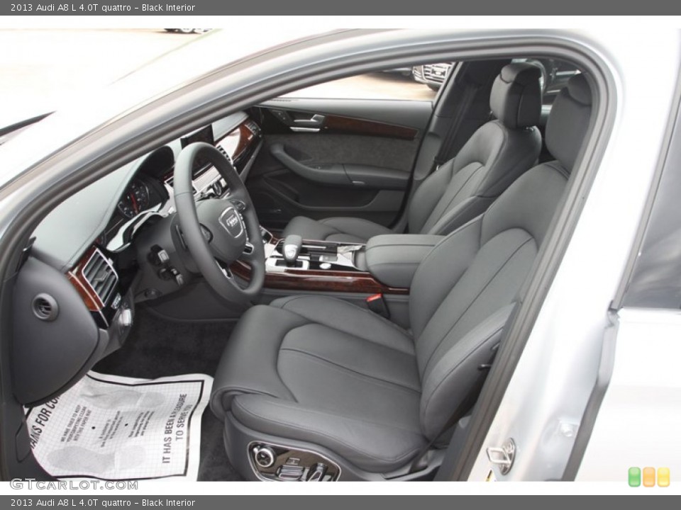 Black Interior Front Seat for the 2013 Audi A8 L 4.0T quattro #72431300