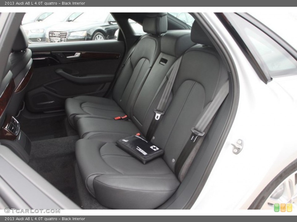 Black Interior Rear Seat for the 2013 Audi A8 L 4.0T quattro #72431321