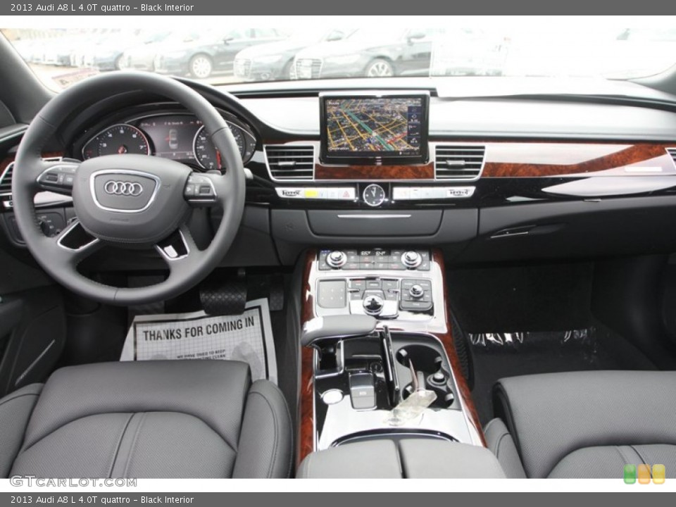 Black Interior Dashboard for the 2013 Audi A8 L 4.0T quattro #72431366