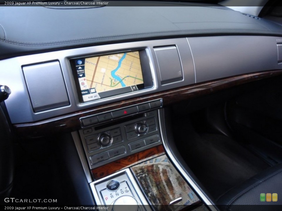 Charcoal/Charcoal Interior Dashboard for the 2009 Jaguar XF Premium Luxury #72431699