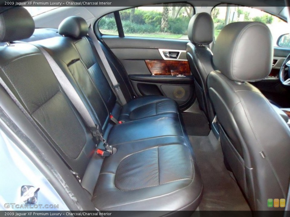 Charcoal/Charcoal Interior Rear Seat for the 2009 Jaguar XF Premium Luxury #72431984