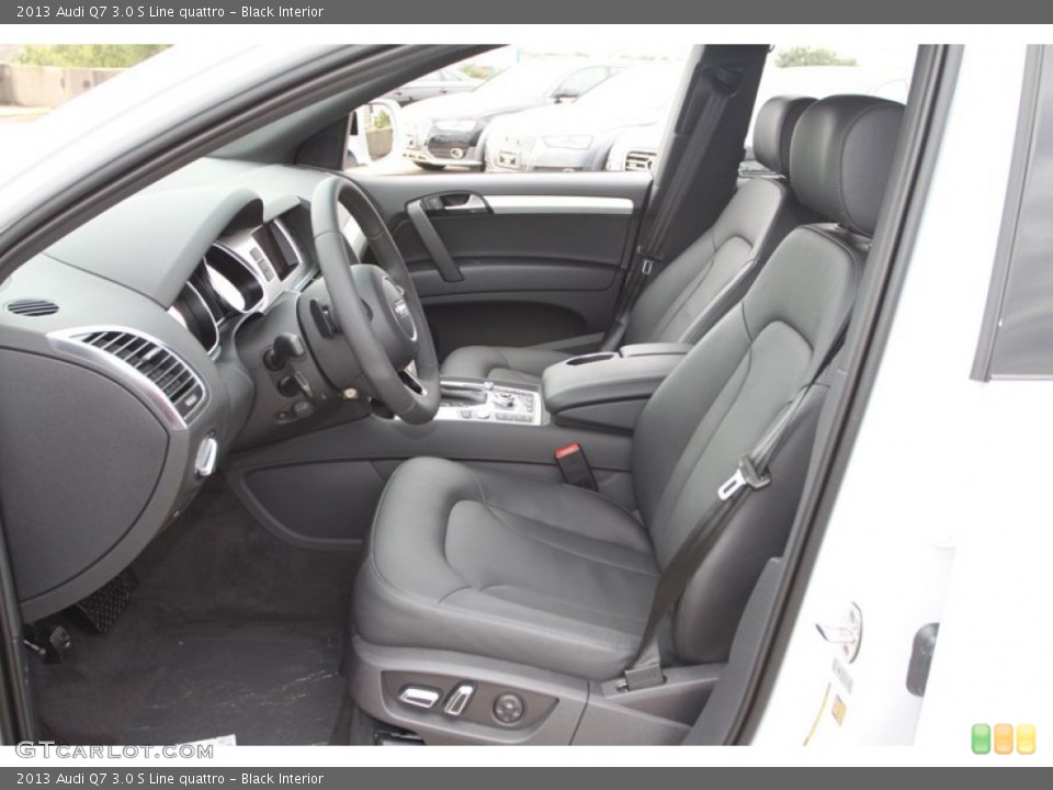 Black Interior Front Seat for the 2013 Audi Q7 3.0 S Line quattro #72431993