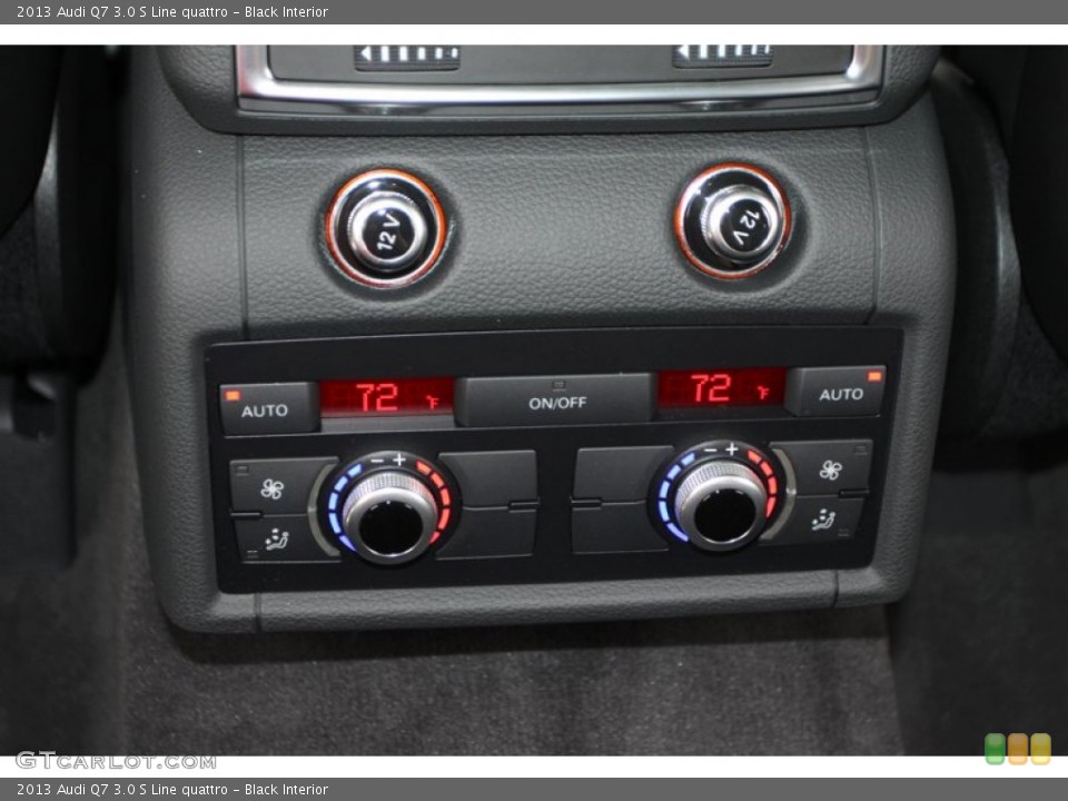 Black Interior Controls for the 2013 Audi Q7 3.0 S Line quattro #72432083