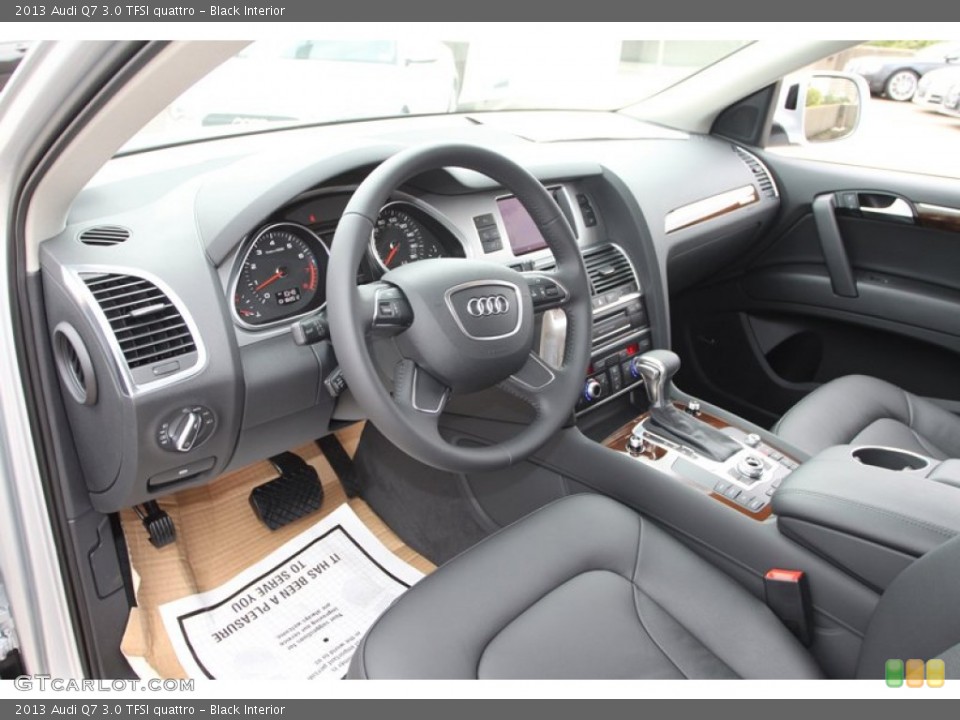Black Interior Photo for the 2013 Audi Q7 3.0 TFSI quattro #72432725