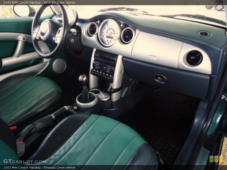 Emerald Green Interior Dashboard for the 2002 Mini Cooper Hardtop #72435320